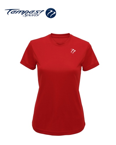 Tempest Women's Red Performance T
